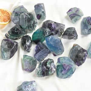 Cristal de Fluorita Natural en Bruto, Piedra de Labradorita para Curación, Decoración del Hogar y Meditación - Product Image 1