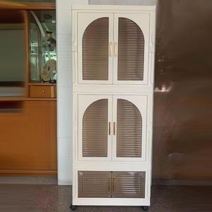 Armario de Plástico Plegable de 2 Puertas con 3 Cajones para Almacenamiento en el Hogar, Dormitorio, Organizador de Ropa, Armario de Almacenamiento Doméstico - Product Image 2