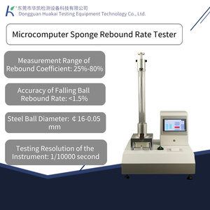 High Precision Microcomputer Sponge Resilience Tester for Foam <strong>Rubber</strong> <strong>Elasticity</strong> <strong>Testing</strong> - Product Image 4