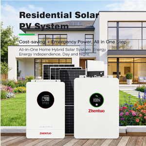 Complete Off Grid Solar System 10kw 20kw 30kw 50kw MPPT Lifepo4 <b>Battery</b> Pure Sine Wave Home Industrial Use Complete Sys - Product Image 2