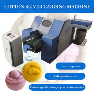 Máquina <span class=keywords><strong>de</strong></span> cardado <span class=keywords><strong>de</strong></span> lana pequeña <span class=keywords><strong>de</strong></span> automatización Hilado <span class=keywords><strong>de</strong></span> algodón para Alpaca - Product Image 2