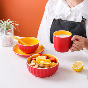 <span class=keywords><strong>Tazza</strong></span> da Caffè in Ceramica 350ml, <span class=keywords><strong>Tazza</strong></span> in Porcellana Bicolore, Tazze da Caffè Minimaliste all'Ingrosso - Product Image 2