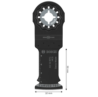Lame de scie oscillante AIZ 32 EPC de qualité industrielle Starlock, lame de scie à découper incurvée Tec pour bois tendre