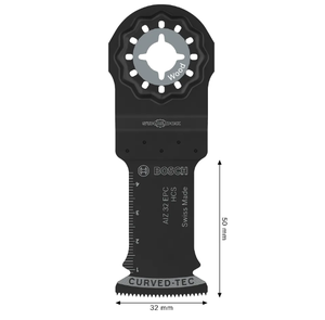 Lame de scie <span class=keywords><strong>oscillante</strong></span> AIZ 32 EPC de qualité industrielle Starlock, lame de scie à découper incurvée Tec pour bois tendre - Product Image 3