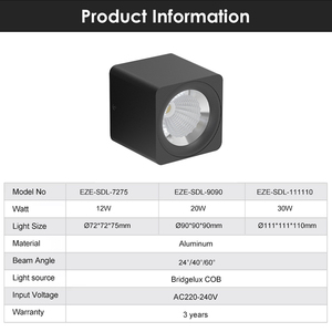 Vente en gros de luminaires LED encastrés à angle réglable pour café, <span class=keywords><strong>restaurant</strong></span>, centre commercial, supermarché, bijouterie - Product Image 3