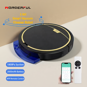 Aspiradora Robótica Inteligente con Función de Limpieza en Seco y Húmedo, Control por Aplicación, Robot de Limpieza Automático para el Hogar - Product Image 1
