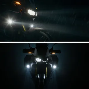 Accessoires de moto, feux antibrouillard pour HONDA <span class=keywords><strong>CRF</strong></span> <span class=keywords><strong>1100</strong></span> <span class=keywords><strong>L</strong></span> <span class=keywords><strong>CRF</strong></span> 1100L CRF1100L <span class=keywords><strong>Africa</strong></span> <span class=keywords><strong>Twin</strong></span>, kit de lampes auxiliaires LED pour la conduite - Product Image 4
