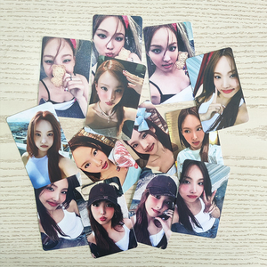 3/5 unids/set KPOP <span class=keywords><strong>Nayeon</strong></span> NA 2 ° álbum en solitario Selfie Photocards doble cara lindo moda Lomo tarjetas postales Fans colección regalos - Product Image 1