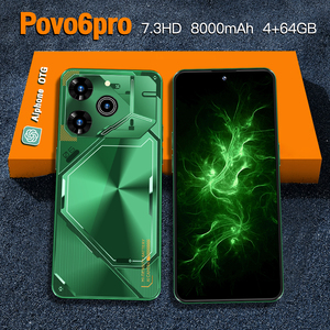 <span class=keywords><strong>Smartphone</strong></span> Android Povo6pro neuf avec double carte SIM 4G, écran haute définition <span class=keywords><strong>de</strong></span> 7,3 pouces. Disponible dès maintenant à un prix abordable - Product Image 2