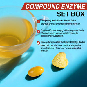 Özel etiket organik karmaşık enzim enerji içecek sıvı Softgel şeker sağlık seti sporcular için kollajen peptidler Niacinamide - Product Image 2