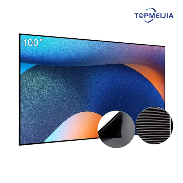 Hot Selling Fixed Frame 100" UST ALR Projection Screen PET Crystal Home Theater Projector Screen for Xiaomi Xgimi Fengmi VAVA 4K