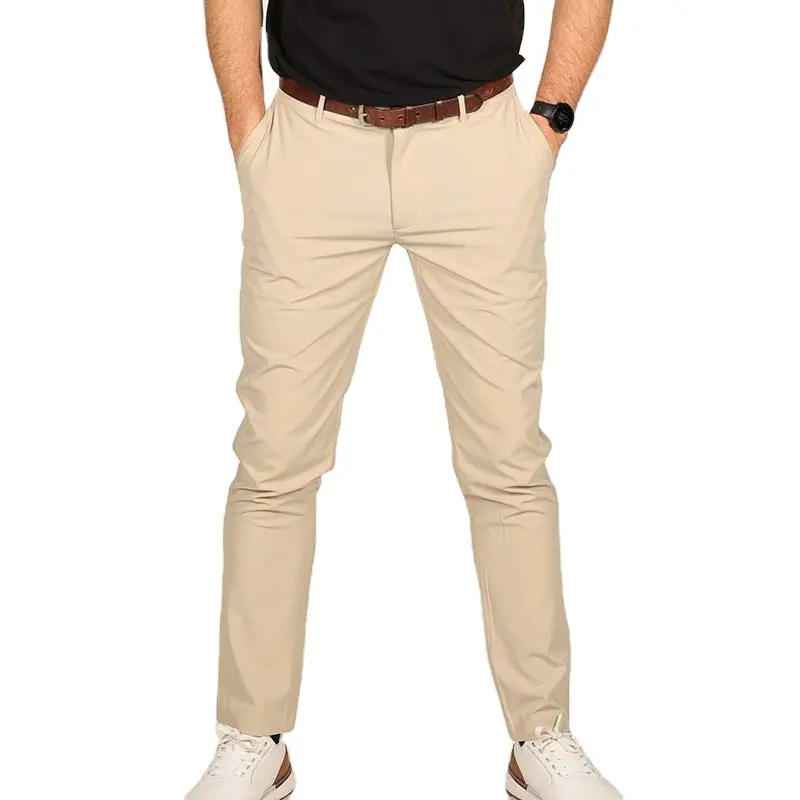 New Slim Fit Mens Pants Trousers Golf Pants Mens Stretch Custom Quick Dry Golf Trousers For Men