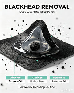 Bandes nasales populaires pour le soin de la peau à domicile, éliminent les points noirs, resserrent les pores, livraison rapide - Product Image 3