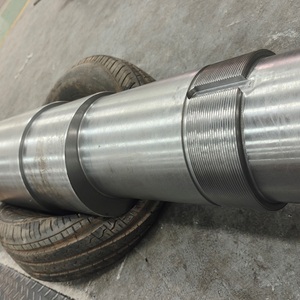 OEM Keyed Eccentric Shaft, Heavy Duty <b>Stepped</b> <b>Machine</b> Spindle Shaft for Large Scale Industrial Equipment Parts - Product Image 2