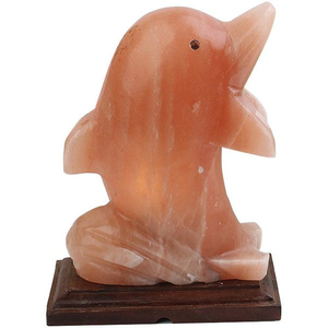 Lampe en sel rose de l'Himalaya sculptée à la main, écologique, artisanat naturel poli, thème animal, décoration sur le thème de l'amour - Product Image 4