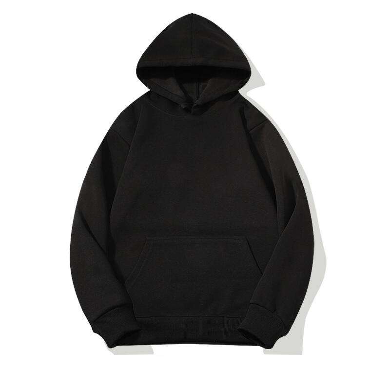 Noir - sweat à capuche