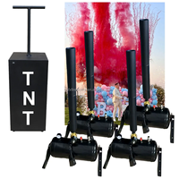 Canon à Poudre à Air Comprimé TNT Contrôlé pour Révélation du Sexe, Machine à Fumée Colorée pour Fêtes et Mariages