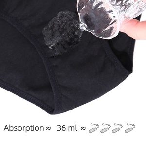 Culottes menstruelles imperméables pour femmes, absorbantes, en spandex, anti-fuites, pour femmes adultes - Product Image 6