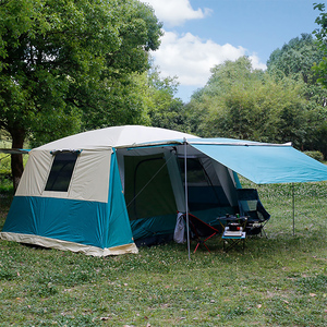lujo gran doble capa <span class=keywords><strong>de</strong></span> 8 personas al aire libre <span class=keywords><strong>de</strong></span> la familia <span class=keywords><strong>de</strong></span> <span class=keywords><strong>camping</strong></span> tiendas <span class=keywords><strong>de</strong></span> glamping - Product Image 2