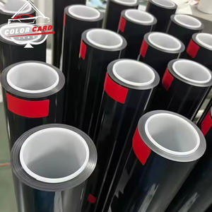 ฟิล์มกันรอยรถยนต์แบบซ่อมแซมตัวเองได้ Super Glossy PPF สีดำ หนา 7.5 มิล ป้องกันรอย<span class=keywords><strong>ขีด</strong></span><span class=keywords><strong>ข่วน</strong></span> PPF TPU TPH ฟิล์มสี ขนาด 1.52*15 เมตร - Product Image 2