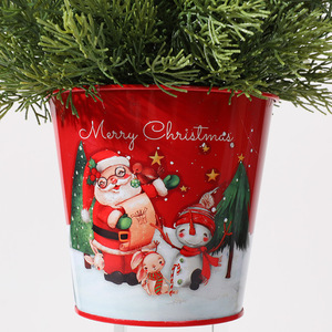 Albero di <span class=keywords><strong>Natale</strong></span> Artificiale 45cm in PE con Foglie di Cipresso, Base in Ferro, Mini Albero da Tavolo <span class=keywords><strong>per</strong></span> Decorazione Casa, Regalo Natalizio OEM - Product Image 4