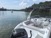 Bateau de pêche sportive côtier de 19 pieds, coque en fibre de verre, bateau de luxe avec moteur hors-bord 90-150 CV, bateau haute vitesse, design de couleur personnalisé