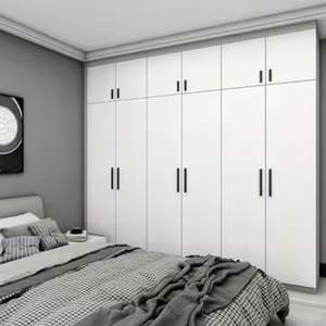 Customized Modern Minimalist <b>Wooden</b> Double Eco-friendly Closet <b>Wardrobe</b> Design for Bedroom - Product Image 5