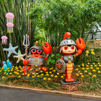 Hewan Robot untuk Pameran Aktivitas Kebun Binatang Tahan Air di Mal, Hewan Animatronik Kartun Realistis Ukuran Asli, Hewan Mekanik