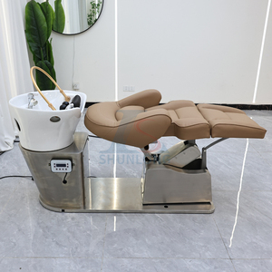 Tazón de salón, silla de lavado de masaje de enfermería, cabeza japonesa, cama de <span class=keywords><strong>Spa</strong></span>, silla de champú, silla eléctrica para lavar el cabello - Product Image 4