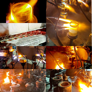 Portavelas Minimalista <span class=keywords><strong>de</strong></span> Vidrio Blanco Puro, Frasco Vacío Sin Etiqueta, Almacenamiento Invisible, Objeto <span class=keywords><strong>de</strong></span> Meditación y Concentración - Product Image 6