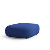 Ensemble de canapés modulaires incurvés modernes et élégants, revêtement en tissu PU, multi-combinaisons pour usage commercial, bureau, école, hôpital