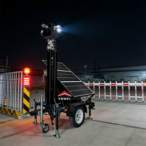 Mini Paneles Solares Portátiles para Cámaras CCTV, Remolque de Seguridad con Energía Solar para Vigilancia Nocturna en Fábricas - Product Image 1