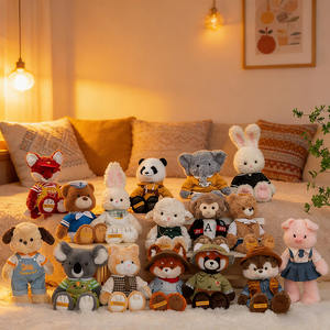 Vente chaude : Jouets en peluche personnalisés, animaux transformables, série animaux à habiller, jouets en peluche, poupées en peluche IP d'entreprise, OEM/ODM - Product Image 1