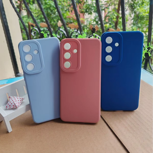 <span class=keywords><strong>Coque</strong></span> en <span class=keywords><strong>silicone</strong></span> couleur unie bonbons pour Galaxy A55 C55 S23 W24 <span class=keywords><strong>A33</strong></span> A73 A24 A54 XCover7 S24 souple TPU mat couverture de téléphone iPhone Pro - Product Image 5