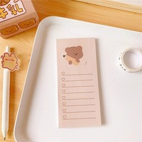 Proveedor escolar de alta calidad, creativo de lujo, Kawaii Anime, notas adhesivas reutilizables, Bloc de notas adhesivas, fabricante de notas