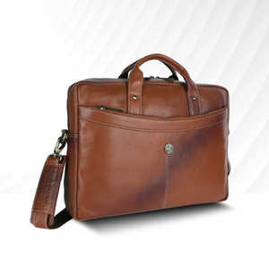 Maletín de Cuero Genuino Moderno y Premium para Portátil de Oficina, Compartimento Duradero para Portátil, Garantía de 1 Año, Diseño de Mochila de 41x18x30cm - Product Image 3