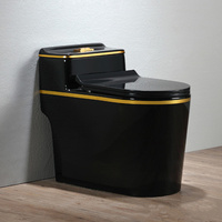 Nouvelle salle de bain réservoir d'eau bas s piège cuvette de toilette une pièce toilette eau placard porcelaine Wc