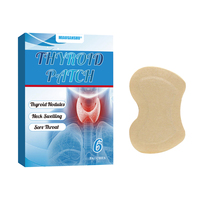 MIAOSANSHU OEM/ODM Patchs lymphatiques thyroïdiens bruns - Soulagement doux pour l'hyperthyroïdie et le goitre Classe II 6 pièces