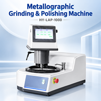 Polisseuse à écran tactile PLC pour échantillons métallographiques, équipement de laboratoire