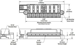 8 cách mạch lưỡi hộp cầu chì không thấm nước Ato/ATC 4 Mini hộp cầu chì 12V Máy kéo hộp cầu chì cho xe - Product Image 6