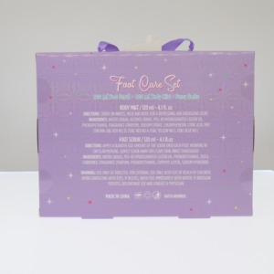 Wholesale Olivee OEM Private Label Cute Exfoliating Softening Mild Formula Foot Care <strong>Set</strong> Foot Scrub Fuzzy Socks <strong>Kids</strong> Gift - Product Image 3
