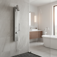 Nouveautés Vente de gros Panneaux muraux imperméables pour salle de bain en acier inoxydable