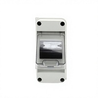 Boîtier de distribution PC étanche IP65 pour extérieur HIGHYI, interrupteur HT-3 voies, circuit MCB, rail DIN