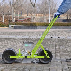 Piantatore di verdure a spinta a mano 2 file di piante agricole di ravanello di cavolo - Product Image 2