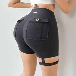 Leggings de yoga évasés taille haute pour femmes 2025, respirants, écologiques, avec poches et effet push-up fessier - Product Image 3