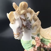 Poney boîte à musique belle résine cheval personnalisé décor à la maison boîte à musique articles cadeaux boîte à musique