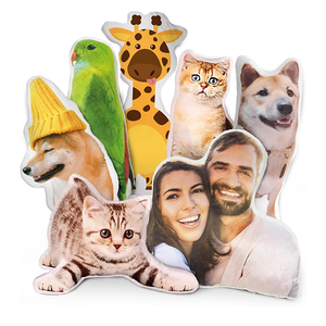 Tùy Chỉnh Vật Nuôi Gối Với Hình Ảnh Hình Búp Bê Búp Bê Plushie Nhà Sản Xuất Tùy Chỉnh Trẻ Em Nhồi Bông Đồ Chơi Thêm Logo Vật Nuôi Thiết Kế Đệm - Product Image 1
