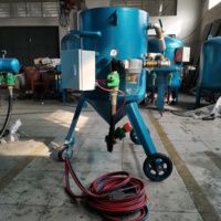 Pot de sablage haute pression Jichuan 300L, tailles personnalisées, avec construction en métal/rouleau et PLC de marque réputée
