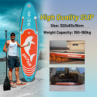 Livraison directe usine approvisionnement gonflable stand up paddle board planche de surf sous-planche gonflable sup paddle board Funwater