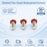Vis de scellage à tête fraisée M3 M4 M5 de haute précision avec joint torique en silicone pour instruments de précision, fabriquée en Chine